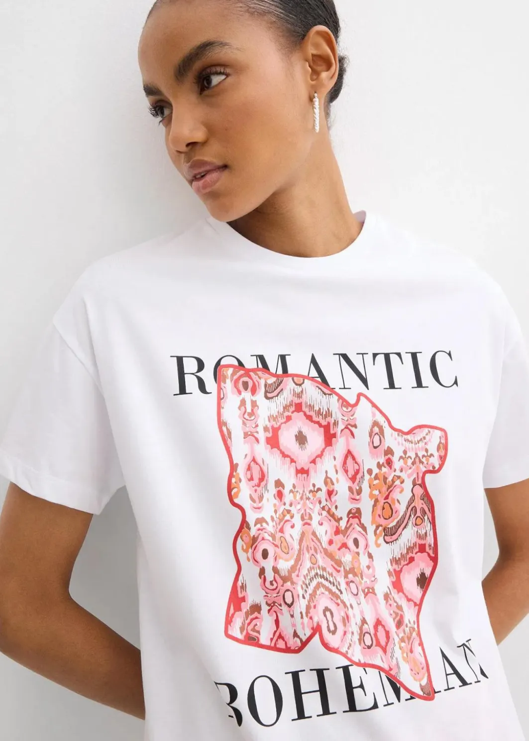 Damen bonprix Shirts & Tops|T-Shirt aus reiner Baumwolle
