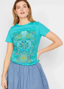 Clearance T-Shirt aus reiner Baumwolle Damen Shirts & Tops|Nachhaltigere Materialien
