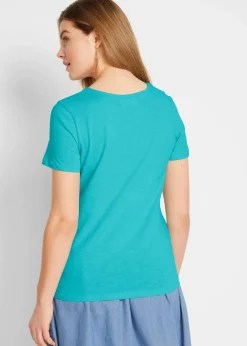 Clearance T-Shirt aus reiner Baumwolle Damen Shirts & Tops|Nachhaltigere Materialien