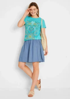 Clearance T-Shirt aus reiner Baumwolle Damen Shirts & Tops|Nachhaltigere Materialien