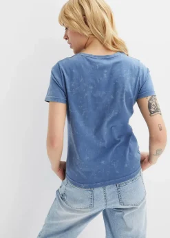 Outlet T-Shirt aus reiner Bio-Baumwolle Damen Nachhaltigere Materialien|Shirts & Tops