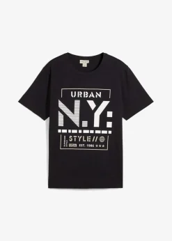 T-Shirt aus reiner Bio-Baumwolle Herren Große Größen|Shirts & Polos