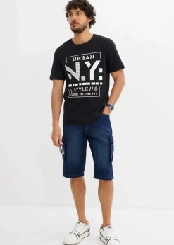 T-Shirt aus reiner Bio-Baumwolle Herren Große Größen|Shirts & Polos