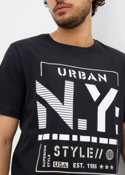 T-Shirt aus reiner Bio-Baumwolle Herren Große Größen|Shirts & Polos