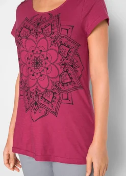 Discount T-Shirt aus reiner Bio-Baumwolle Damen Shirts & Tops|Nachhaltigere Materialien
