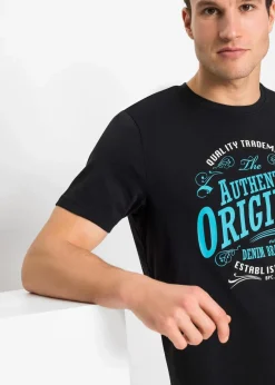 Herren bonprix Große Größen|Shirts & Polos|T-Shirt aus reiner Bio-Baumwolle (2er Pack)
