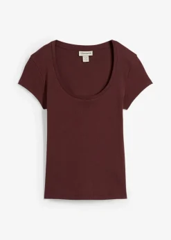 Damen bonprix Nachhaltigere Materialien|Shirts & Tops|T-Shirt aus reiner Bio-Baumwolle
