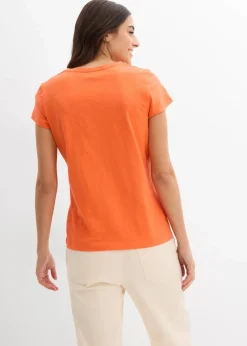Damen bonprix Bekleidung·Röcke|Basics|T-Shirt aus reiner Bio-Baumwolle (2er Pack)
