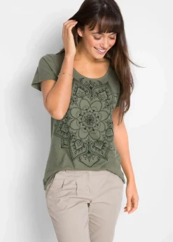 Clearance T-Shirt aus reiner Bio-Baumwolle Damen Nachhaltigere Materialien|Shirts & Tops