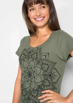 Clearance T-Shirt aus reiner Bio-Baumwolle Damen Nachhaltigere Materialien|Shirts & Tops