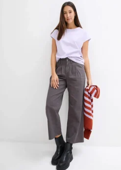Online T-Shirt aus reiner Bio-Baumwolle Damen Nachhaltigere Materialien|Shirts & Tops