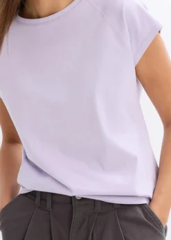 Online T-Shirt aus reiner Bio-Baumwolle Damen Nachhaltigere Materialien|Shirts & Tops
