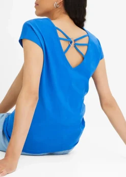 New T-Shirt aus reiner Bio-Baumwolle Damen Shirts & Tops