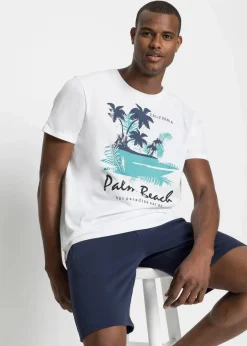 Herren bonprix Große Größen|Strandmode|T-Shirt aus reiner Bio-Baumwolle