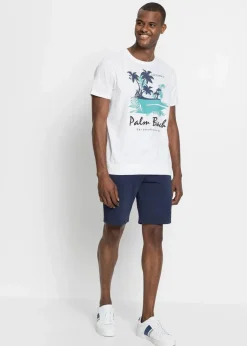 Herren bonprix Große Größen|Strandmode|T-Shirt aus reiner Bio-Baumwolle