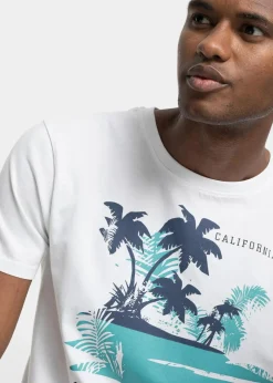 Herren bonprix Große Größen|Strandmode|T-Shirt aus reiner Bio-Baumwolle