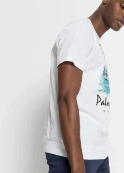Herren bonprix Große Größen|Strandmode|T-Shirt aus reiner Bio-Baumwolle