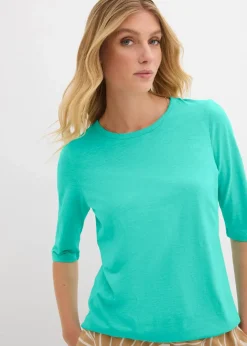 Hot T-Shirt aus reiner Bio-Baumwolle, (2er Pack) Damen Bekleidung·Röcke|Basics