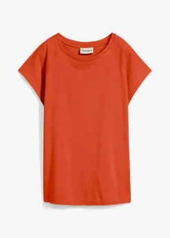Discount T-Shirt aus reiner Bio-Baumwolle Damen Nachhaltigere Materialien|Shirts & Tops