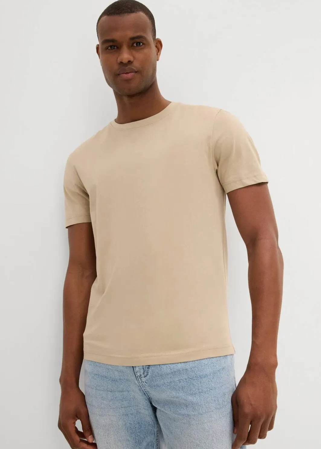 Outlet T-Shirt aus reiner Bio-Baumwolle Herren Große Größen|Shirts & Polos