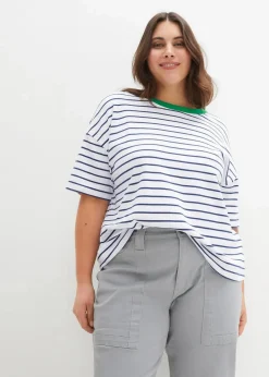 Damen bonprix Shirts & Tops|Nachhaltigere Materialien|T-Shirt aus reiner Bio-Baumwolle