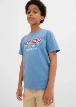 Kinder bonprix Jungen 9-16 Jahre·Mehrfachpacks|Jungen 9-16 Jahre·Shirts|T-Shirt aus reiner Bio-Baumwolle (2er Pack)