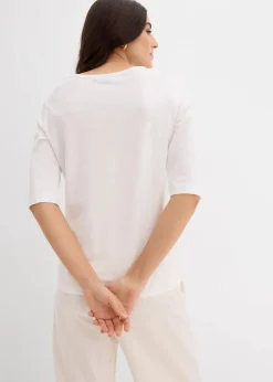 Damen bonprix Nachhaltigere Materialien|Shirts & Tops|T-Shirt aus reiner Bio-Baumwolle, (2er Pack)