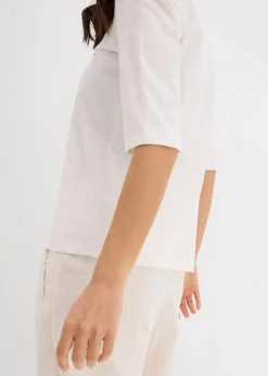 Damen bonprix Nachhaltigere Materialien|Shirts & Tops|T-Shirt aus reiner Bio-Baumwolle, (2er Pack)