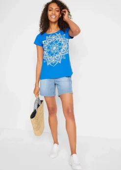 Damen bonprix Shirts & Tops|Nachhaltigere Materialien|T-Shirt aus reiner Bio-Baumwolle