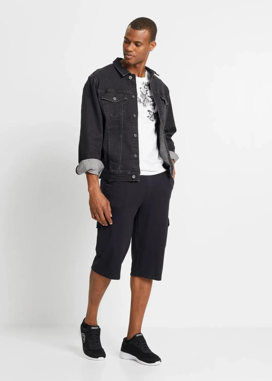 Herren bonprix Große Größen|Shirts & Polos|T-Shirt aus reiner Bio-Baumwolle, Slim Fit