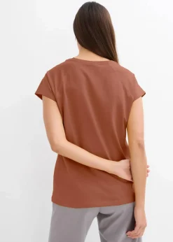 Clearance T-Shirt aus reiner Bio-Baumwolle Damen Nachhaltigere Materialien|Shirts & Tops