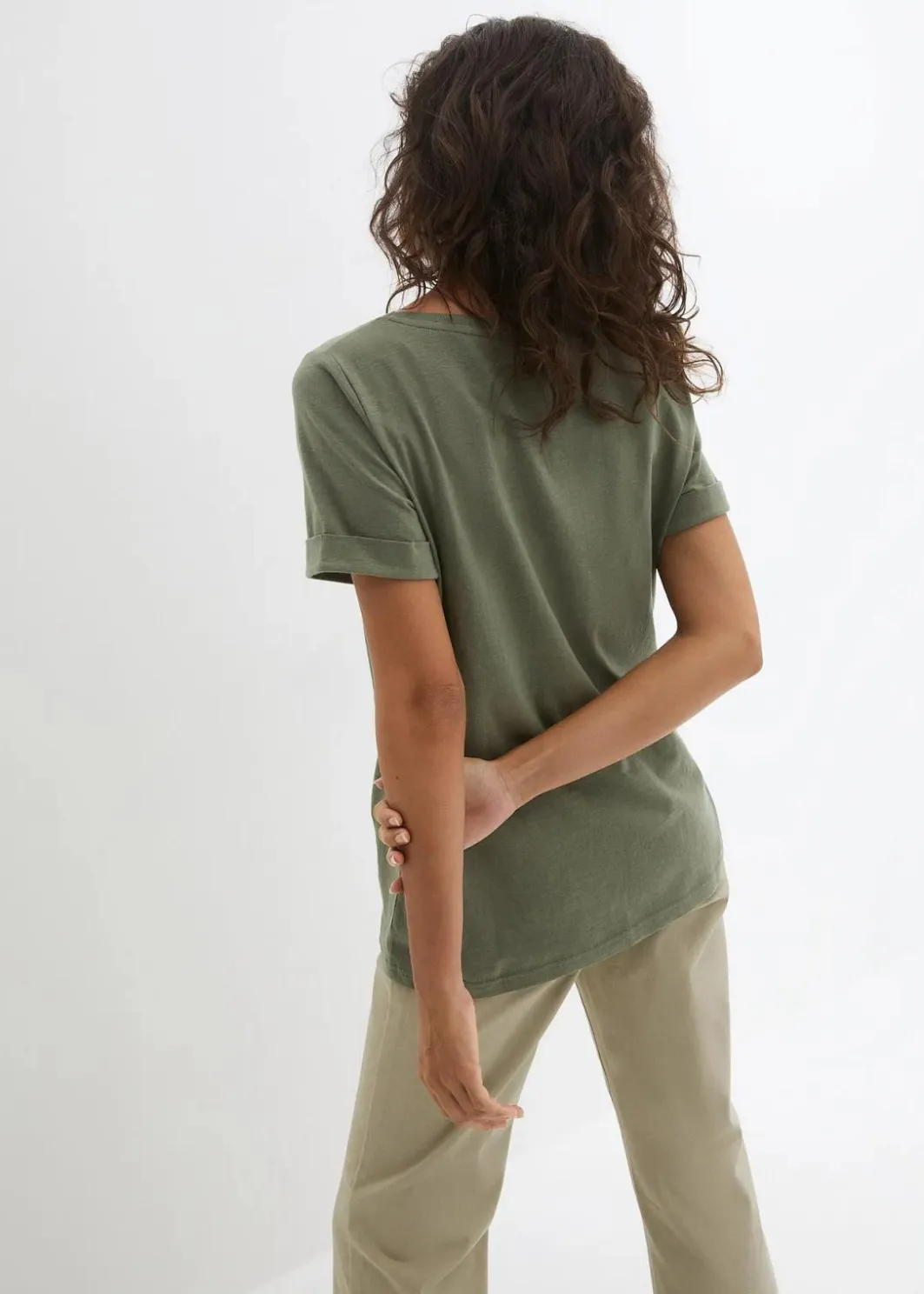 Best T-Shirt aus reiner Bio-Baumwolle Damen Bekleidung·Röcke|Basics
