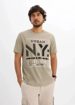 Herren bonprix Shirts & Polos|Große Größen|T-Shirt aus reiner Bio-Baumwolle