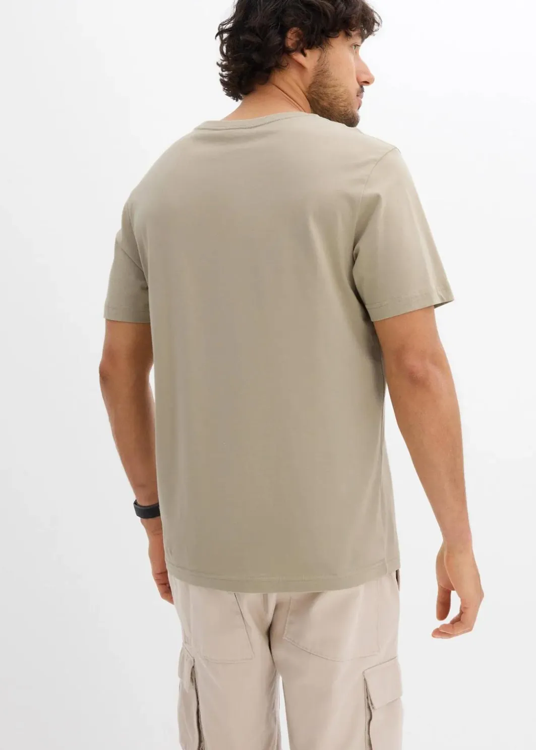 Herren bonprix Shirts & Polos|Große Größen|T-Shirt aus reiner Bio-Baumwolle