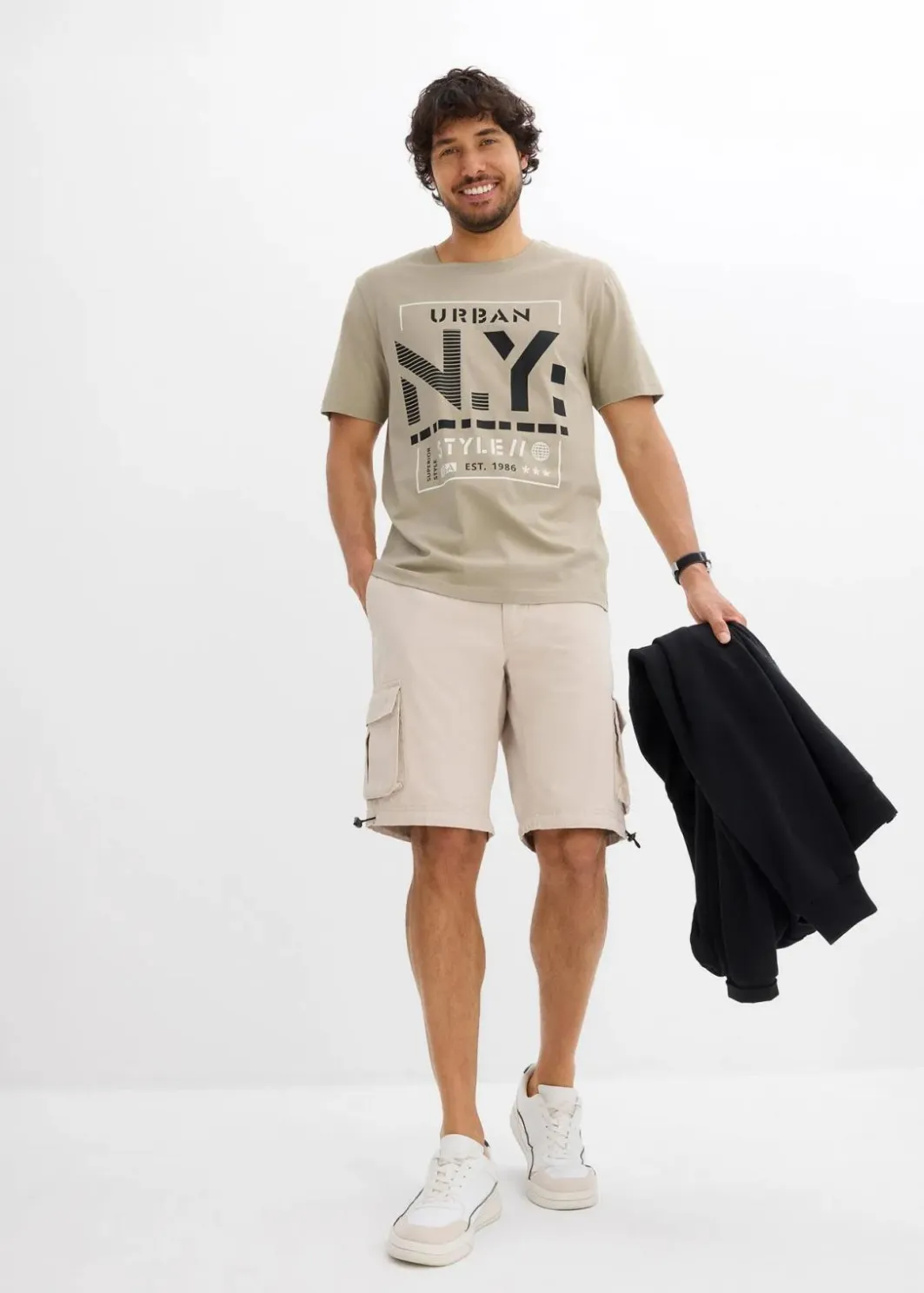 Herren bonprix Shirts & Polos|Große Größen|T-Shirt aus reiner Bio-Baumwolle