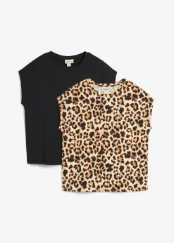 Discount T-Shirt aus reiner Bio-Baumwolle (2er Pack) Kinder Mädchen 9-16 Jahre·Mehrfachpacks|Mädchen 9-16 Jahre·Shirts & Blusen