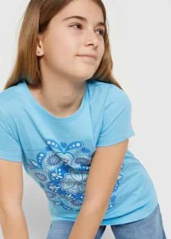 Kinder bonprix Mädchen 9-16 Jahre·Shirts & Blusen|Mädchen 2-8 Jahre·Nachhaltigere Materialien|T-Shirt aus reiner Bio-Baumwolle