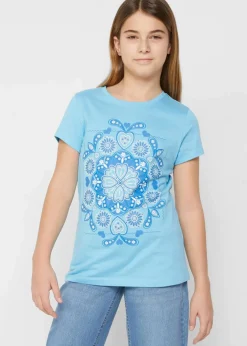 Kinder bonprix Mädchen 9-16 Jahre·Shirts & Blusen|Mädchen 2-8 Jahre·Nachhaltigere Materialien|T-Shirt aus reiner Bio-Baumwolle