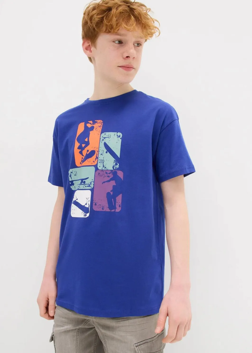 Kinder bonprix Jungen 2-8 Jahre·Nachhaltigere Materialien|Jungen 9-16 Jahre·Shirts|T-Shirt aus reiner Bio-Baumwolle