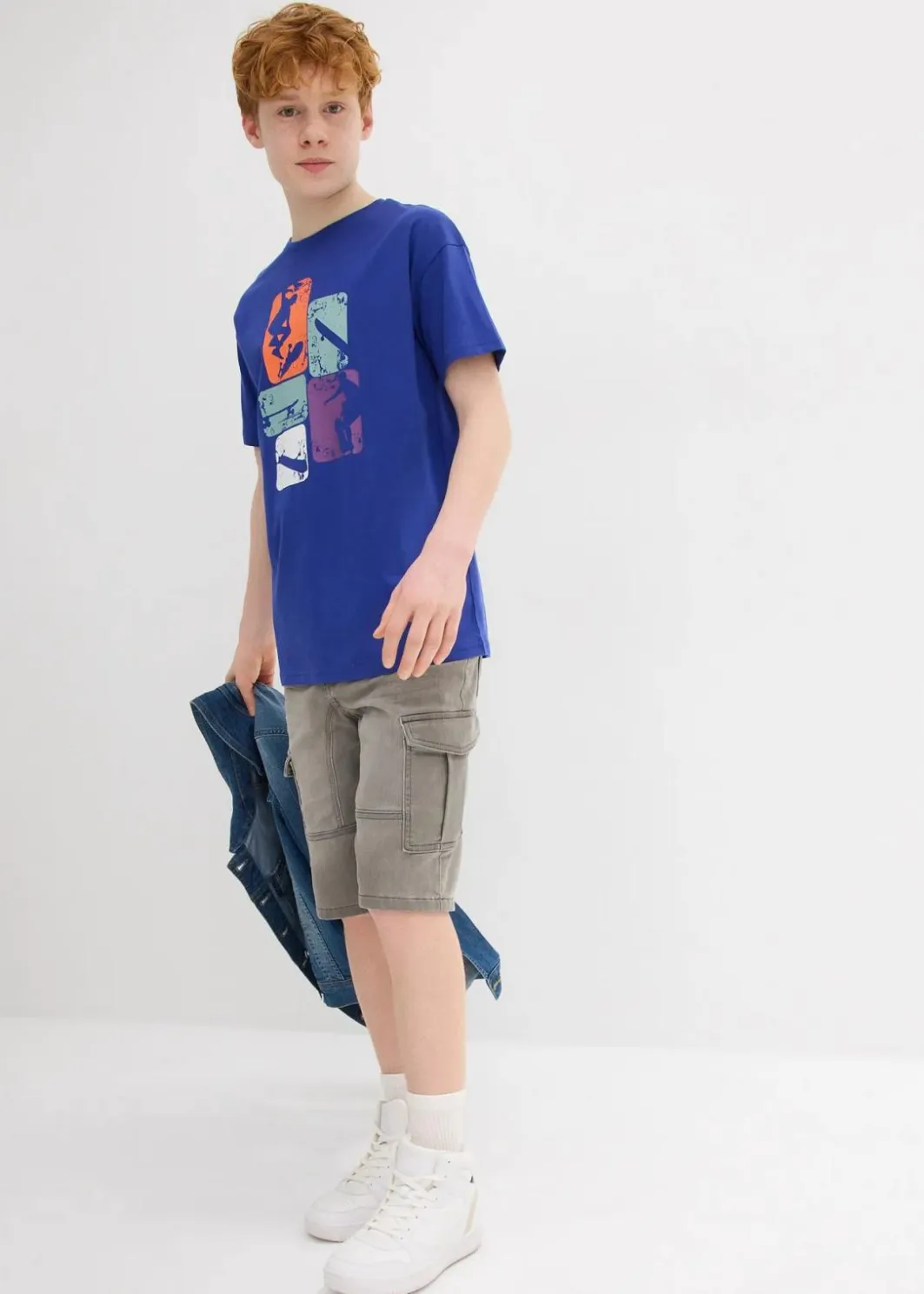 Kinder bonprix Jungen 2-8 Jahre·Nachhaltigere Materialien|Jungen 9-16 Jahre·Shirts|T-Shirt aus reiner Bio-Baumwolle