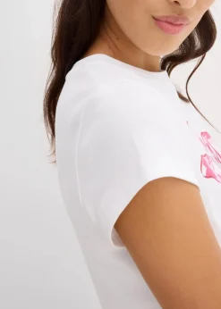 Damen bonprix Shirts & Tops|Nachhaltigere Materialien|T-Shirt aus reiner Bio-Baumwolle