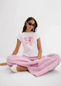 Damen bonprix Shirts & Tops|Nachhaltigere Materialien|T-Shirt aus reiner Bio-Baumwolle