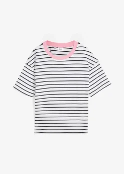 Damen bonprix Nachhaltigere Materialien|Shirts & Tops|T-Shirt aus reiner Bio-Baumwolle
