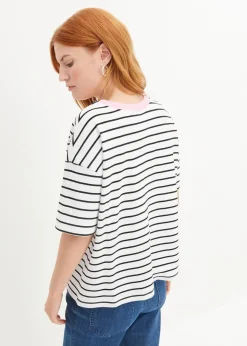 Damen bonprix Nachhaltigere Materialien|Shirts & Tops|T-Shirt aus reiner Bio-Baumwolle