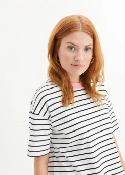 Damen bonprix Nachhaltigere Materialien|Shirts & Tops|T-Shirt aus reiner Bio-Baumwolle