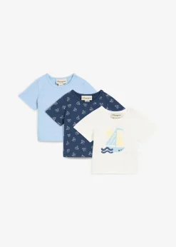 Kinder bonprix Mehrfachpacks|Shirts & Pullover|T-Shirt aus reiner Bio-Baumwolle (3er Pack)