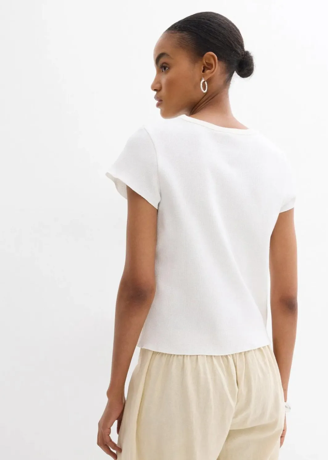 Damen bonprix Shirts & Tops|Nachhaltigere Materialien|T-Shirt aus reiner Bio-Baumwolle