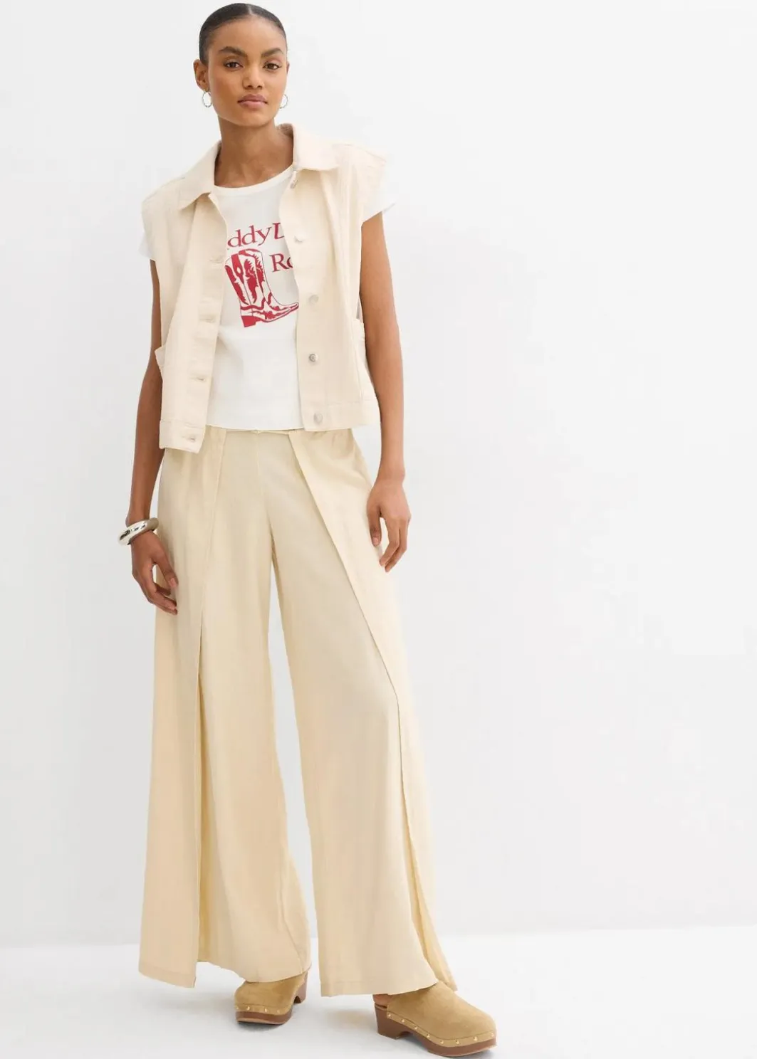 Damen bonprix Shirts & Tops|Nachhaltigere Materialien|T-Shirt aus reiner Bio-Baumwolle