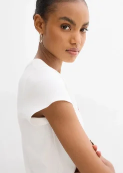 Damen bonprix Shirts & Tops|Nachhaltigere Materialien|T-Shirt aus reiner Bio-Baumwolle