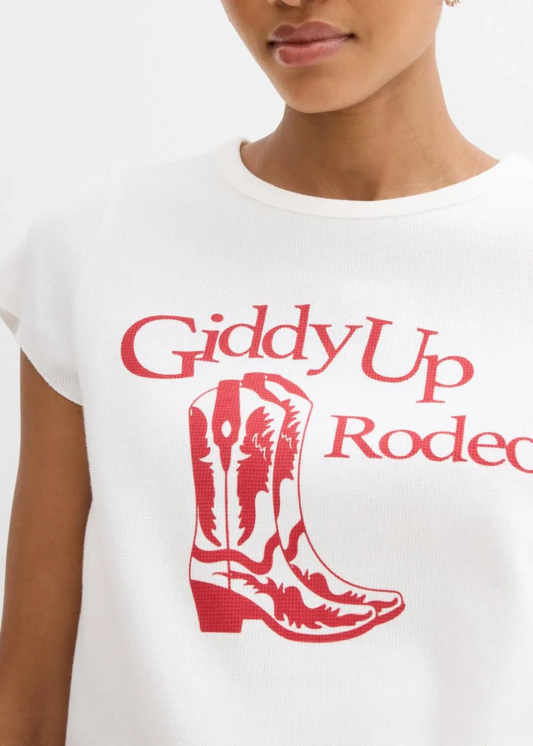 Damen bonprix Shirts & Tops|Nachhaltigere Materialien|T-Shirt aus reiner Bio-Baumwolle